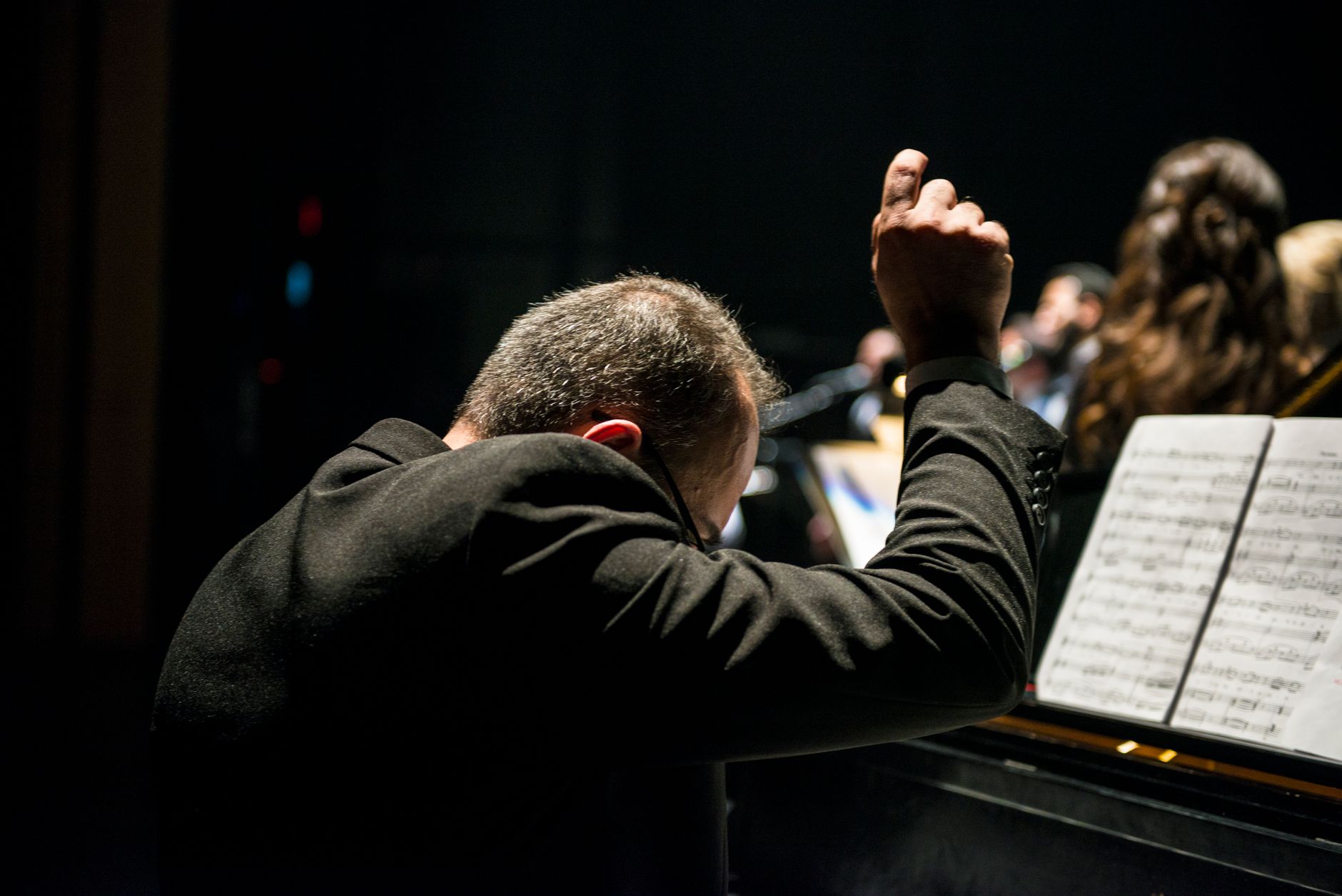 the orchestra